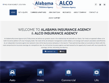 Tablet Screenshot of alinsagency.com